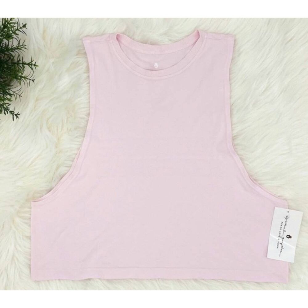 Spiritual Gangster Pink Tonal Logo Tank‎ Small